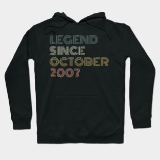 Legend Since October 2007 Hoodie